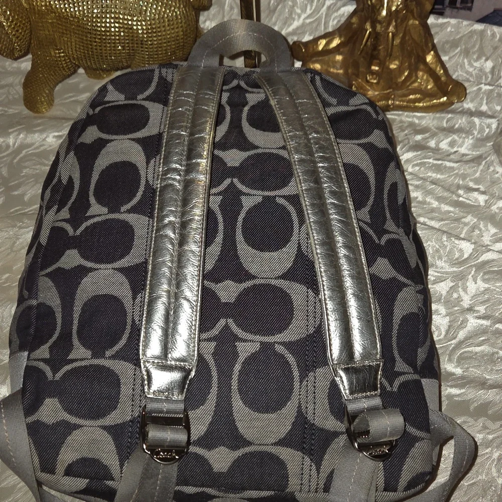 Coach 1941 Denim Backpack - Picture 6 of 9